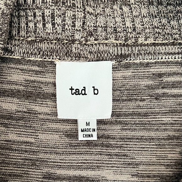 Tad b Brown & Tan Sweater Dress Size M - Picture 5 of 10